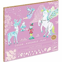 DJECO Fairy World Color. Assemble. Play. DIY Craft Kit