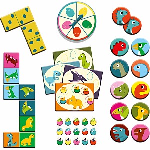 Djeco Dinosaur My First Games 3 Pack