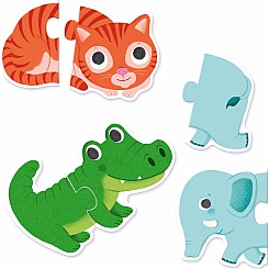 Djeco Animals Puzzle Duo Matching Activity