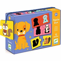 DJECO Shadows Puzzle Duo Matching Activity
