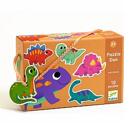 Dinos Puzzle Duo Matching Activity