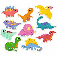 Dinos Puzzle Duo Matching Activity