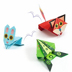 Jumping Animals Origami Paper Craft Kit