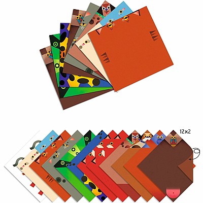 Jumping Animals Origami Paper Craft Kit