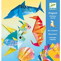 Djeco Sea Creatures Origami Paper Craft Kit