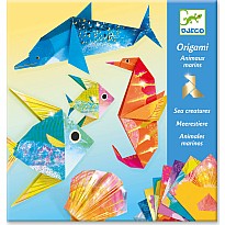 Djeco Sea Creatures Origami Paper Craft Kit