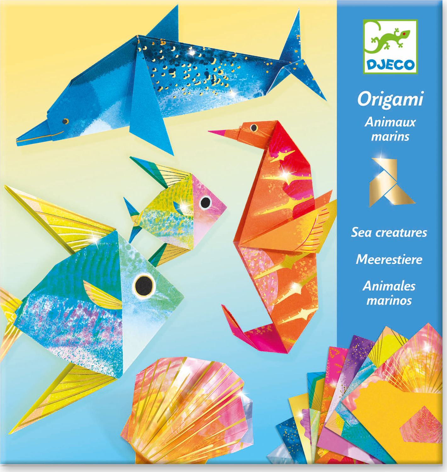 Djeco Sea Creatures Origami Paper Craft Kit - Givens Books and Little ...