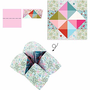 Petit Gifts - Origami Fortune Tellers - Flowers 