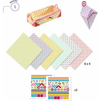 Small Boxes Origami Kit