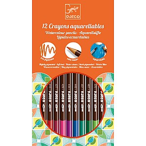 Art Supplies 12 Watercolor Pencils