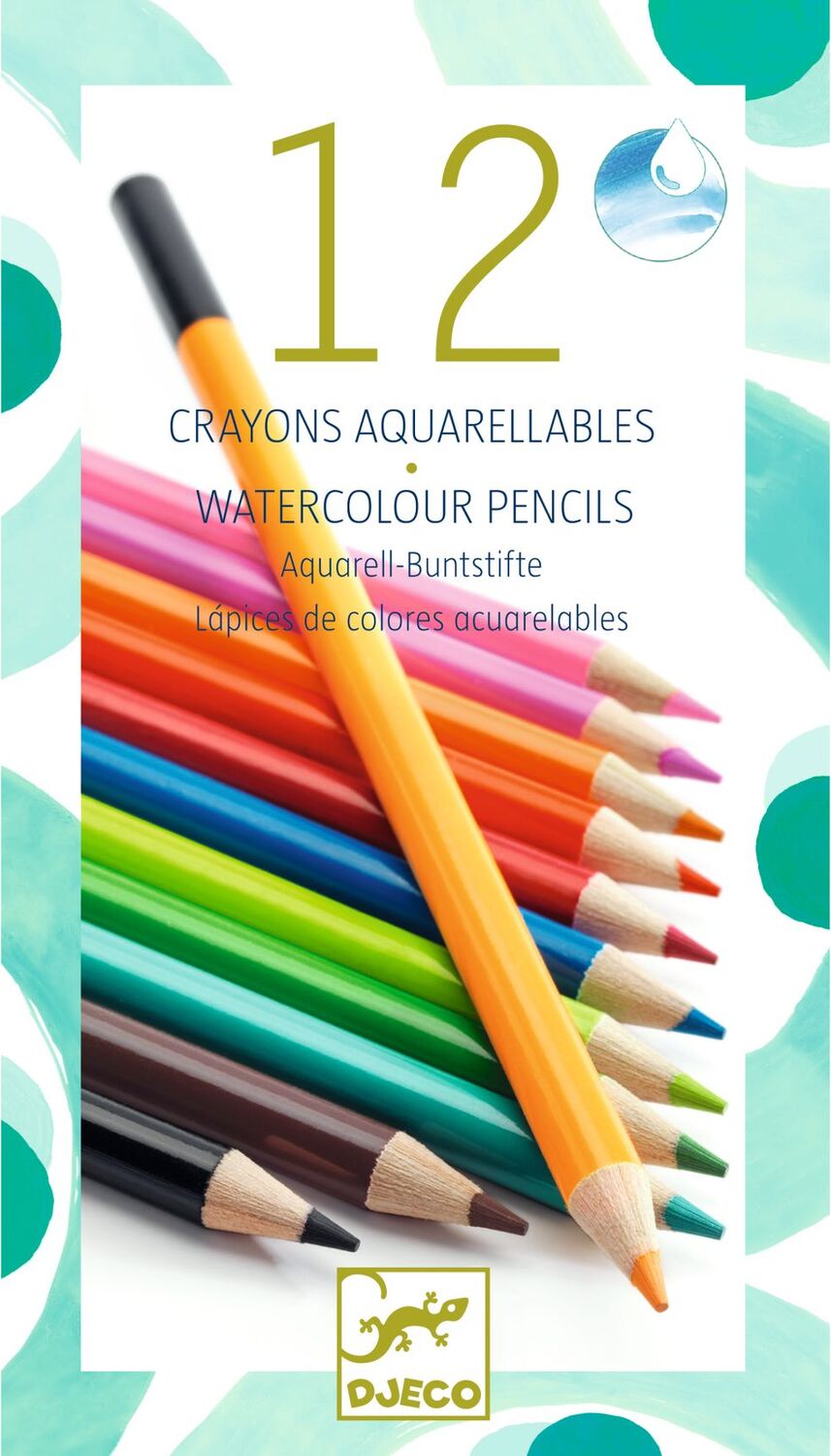 Art Supplies 12 Watercolor Pencils