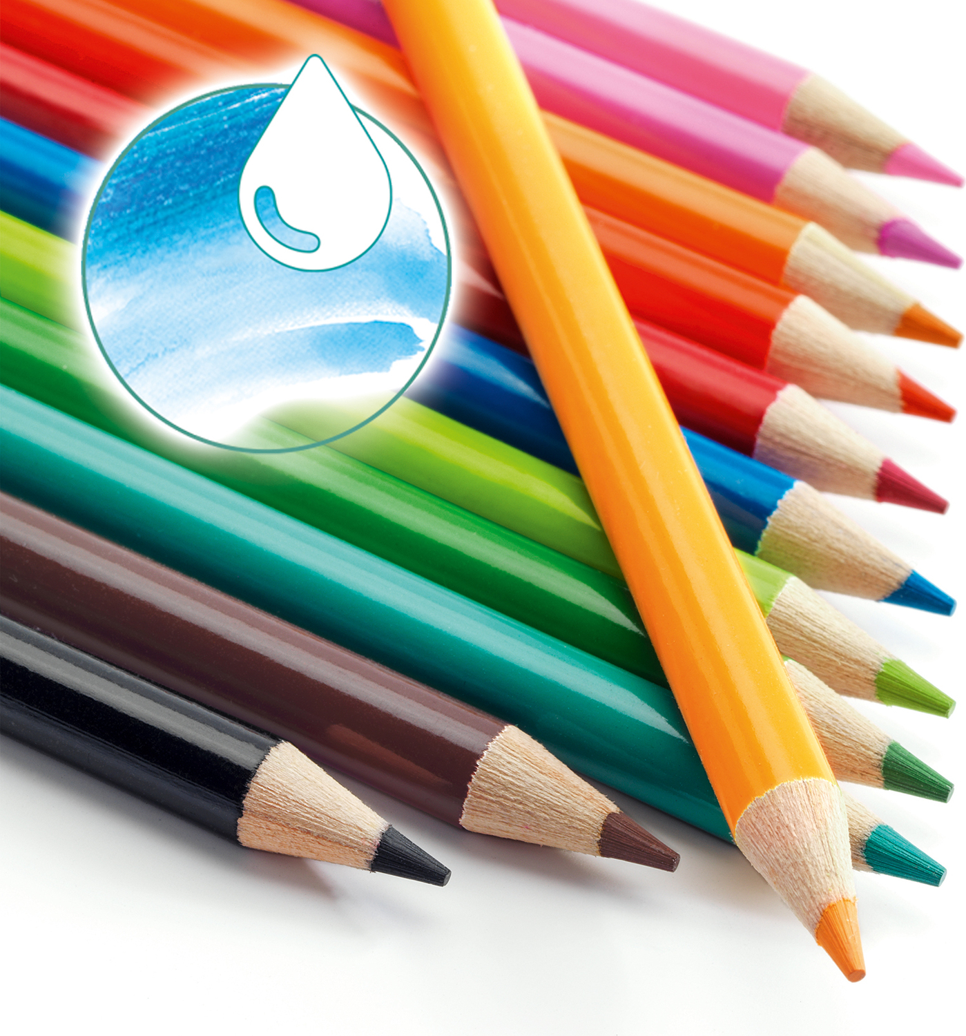 Art Supplies 12 Watercolor Pencils
