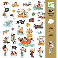 Djeco Petit Gifts - Stickers Pirates 