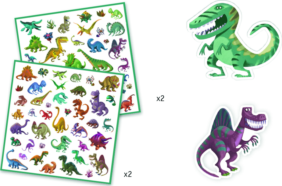 Djeco Dinosaurs Stickers