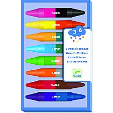 Art Supplies 8 Twin Crayons
