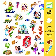 Djeco Petit Gifts - Stickers Mermaids