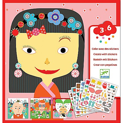 Petit Gifts - Sticker Kits Make-A-Face