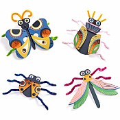 DJECO Fuzzy Bugs 3D Collage