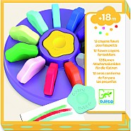 Djeco 12 Flower Crayons