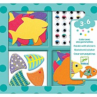 I Love Fishes Sticker Kit