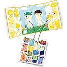 Clothes Toddler Repositionable Sticker Book Activity