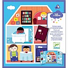 Djeco House Toddler Repositionable Sticker Book