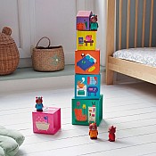 TopaniHouse Nest and Stack + Animals