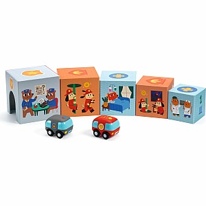 TopaniCar Nest and Stack + Vehicles