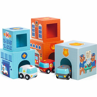 TopaniCar Nest and Stack + Vehicles