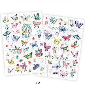 Dream Butterflies Temporary Tattoos