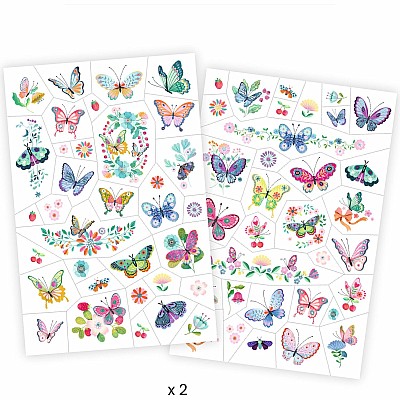 Dream Butterflies Temporary Tattoos