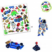Pg Stickers Retro Toys