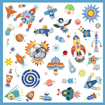 DJECO Interstellar Sticker Sheets