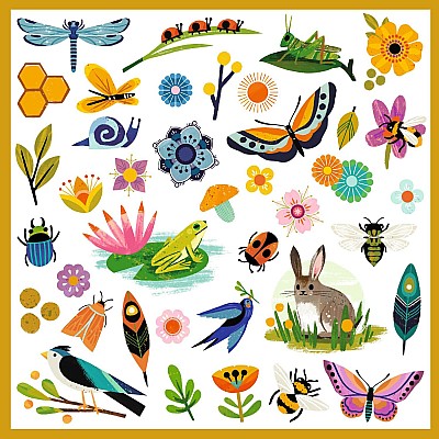 DJECO Garden Sticker Sheets