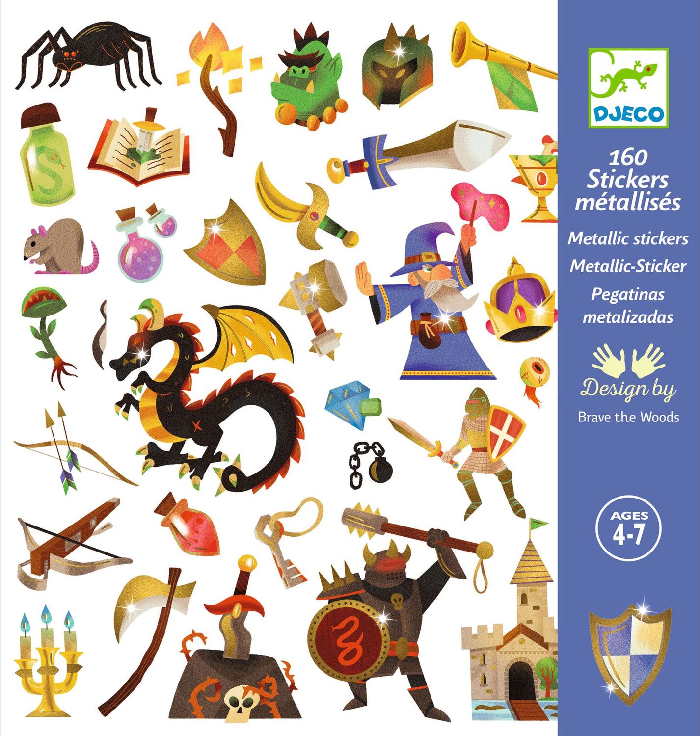 Medieval Fantasy Sticker Sheets