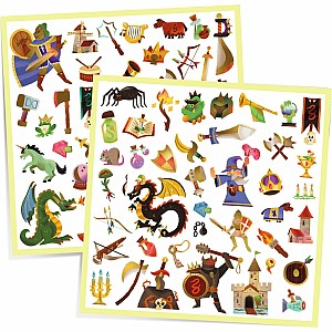 Medieval Fantasy Sticker Sheets