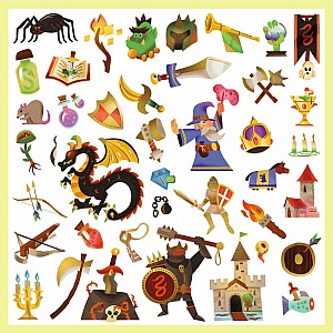 Medieval Fantasy Sticker Sheets