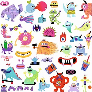 Monster Sticker Sheets