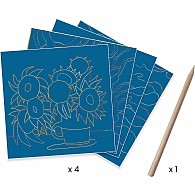 The South Inspired by Van Gogh Scratch Board Kit