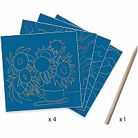 The South Inspired by Van Gogh Scratch Board Kit