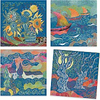 The South Inspired by Van Gogh Scratch Board Kit