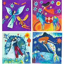 DJECO In a Dream Inspired by Marc Chagall Gouache Art Kit