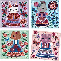 Lovely Pets Sticker Mosaic Craft Kit
