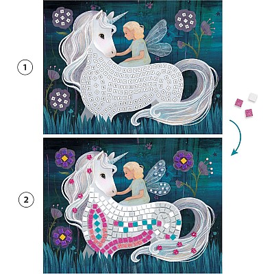 DJECO The Enchanted World Sticker & Jewel Mosaic