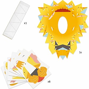 Djeco The King 3D Poster Paper Creation Activity