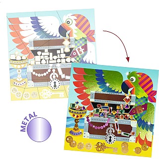 Up and at 'Em! Foil and Jewel Mosaic Craft Kit