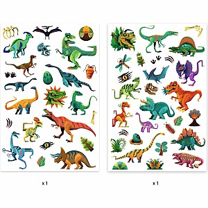 Dino Club Temporary Tattoos