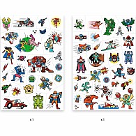 DJECO Heroes vs Villains Temporary Tattoos