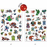 DJECO Heroes vs Villains Temporary Tattoos