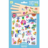 DJECO Rainbow Temporary Tattoos